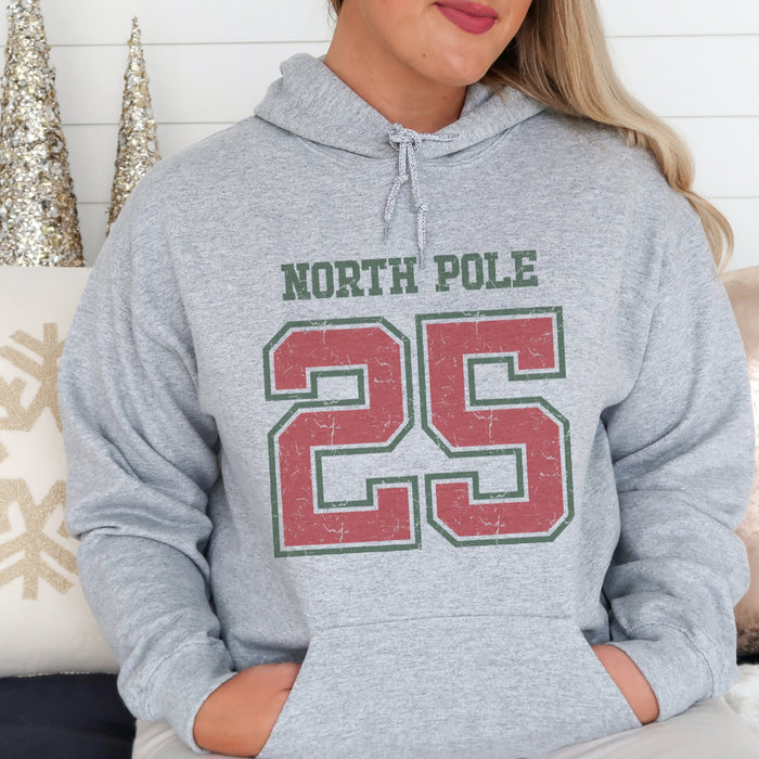 North Pole 25 Christmas Hoodie - Trendznmore