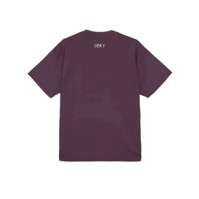 Obey Mental Hygiene Plum Perfect Tee