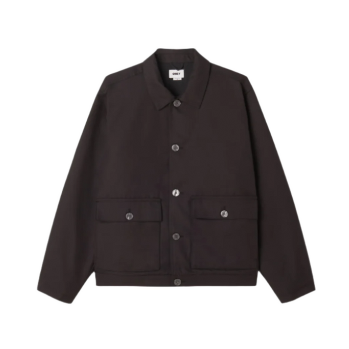 Obey Oliver Shirt Jacket Digital Black