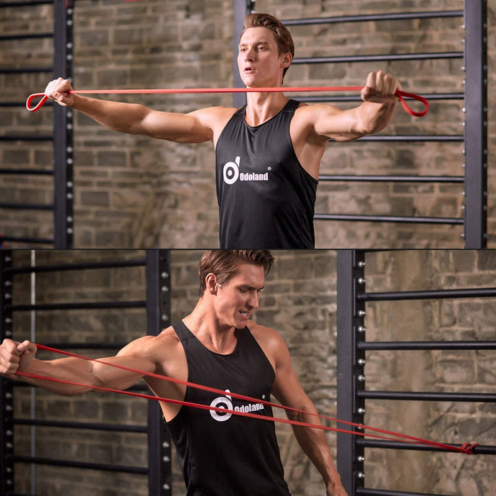 ODOLAND 5Pack Pull-Up Resistance Loop Bands for Stretching Power Lifting & Daily Workout