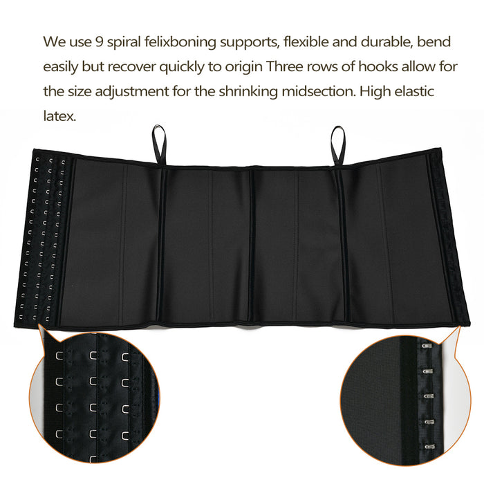 Odoland® Women Body Shaper Latex Sport Girdle Waist Training Corset Waist Shaper Underbust Shapewear