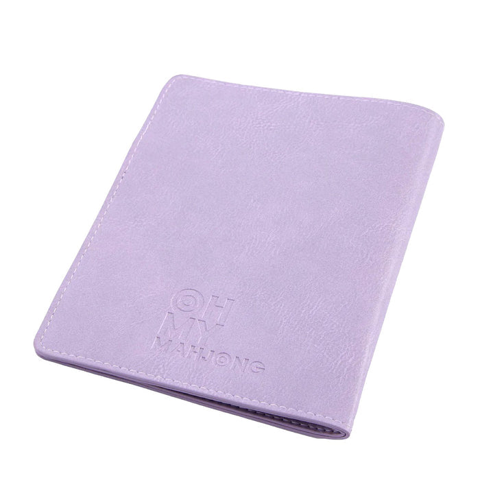 Oh My Mahjong Mahjong Card Folio Lavender open
