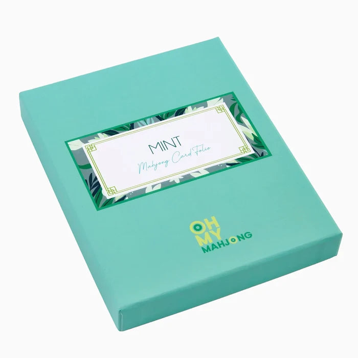 Oh My Mahjong | Mint Mahjong Card Folio