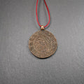 Old Longevity Melong 1.57" - Tibetan Buddhist art, front view
