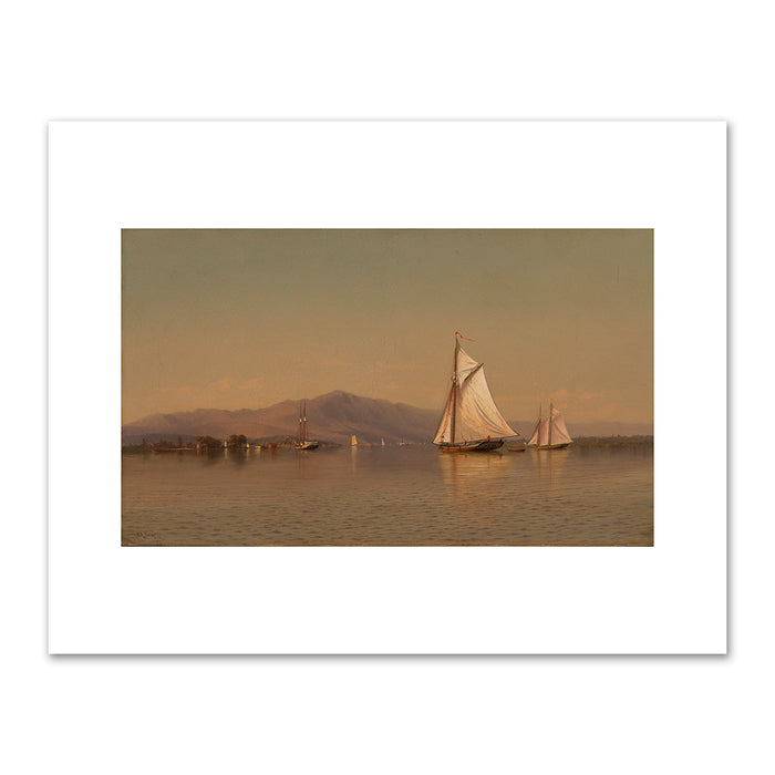 Francis A. Silva, On the Hudson near Haverstraw, 1872, Terra Foundation for American Art. Fine Art Prints in various sizes by Museums.Co