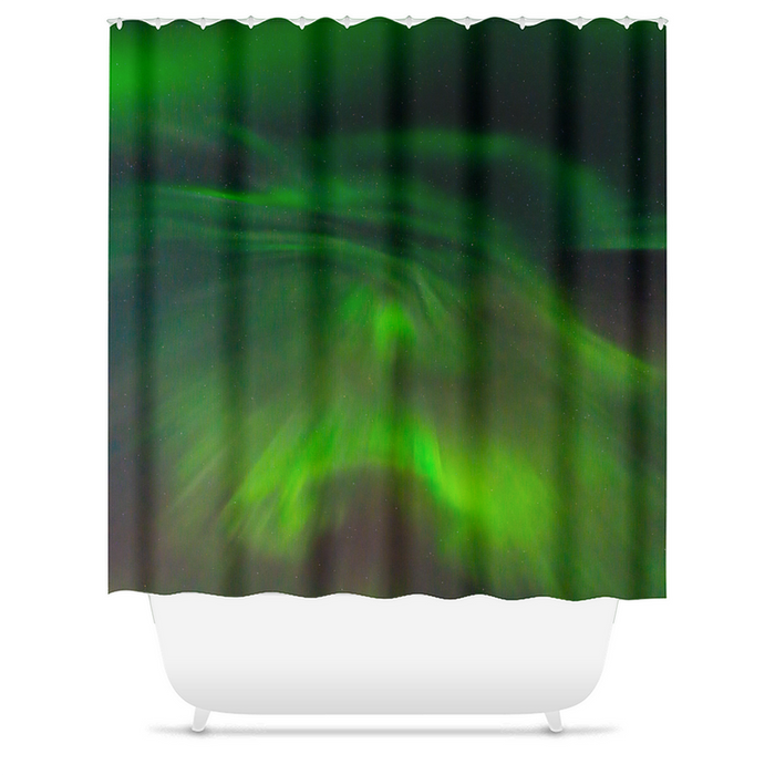 OVERHEAD AURORA SHOWER CURTAIN