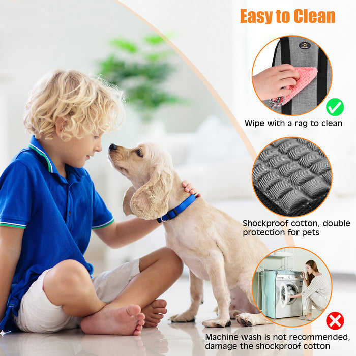 Ownpets Pet Grooming Hammock, Dog Grooming Hammock with Carabiners for Grooming, Hair Nail Trimming Cutting Size S