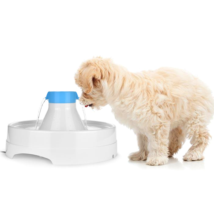 Ownpets® Pets Drinking Fountain, Active Oxygen Cycle Two Drinking Area 3L/0.8Gallon Capacity