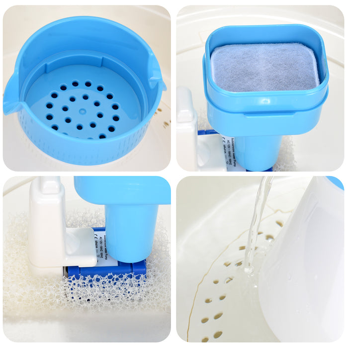 Ownpets® Pets Drinking Fountain, Active Oxygen Cycle Two Drinking Area 3L/0.8Gallon Capacity