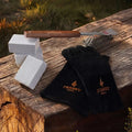 Pack entretien Forest Grill avec gants en cuir, pierre de nettoyage et brosse pour barbecue kamado