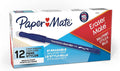 Paper Mate Eraser Mate Ballpoint Erasable Pens, 12 Pack, Medium - Blue Ink (3910158)