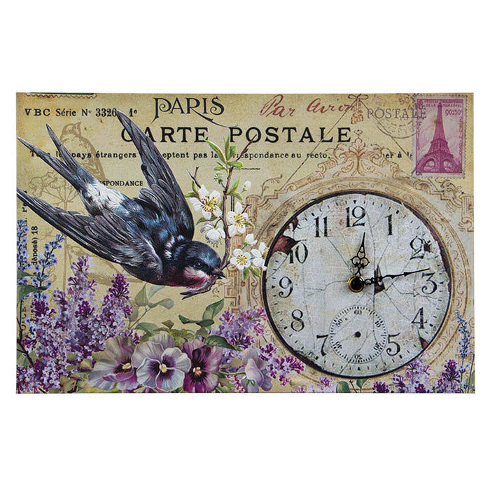 Paris Postcard Wall Clock