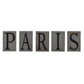 Paris Wood Letters (Set of 5)