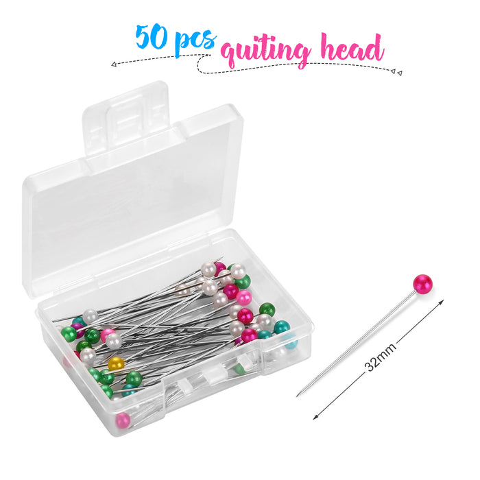Pink 45mm Rotary Cutter Tool Kit w/ A3 Cutting Mat + Patchwork Ruler + Fabric Clips