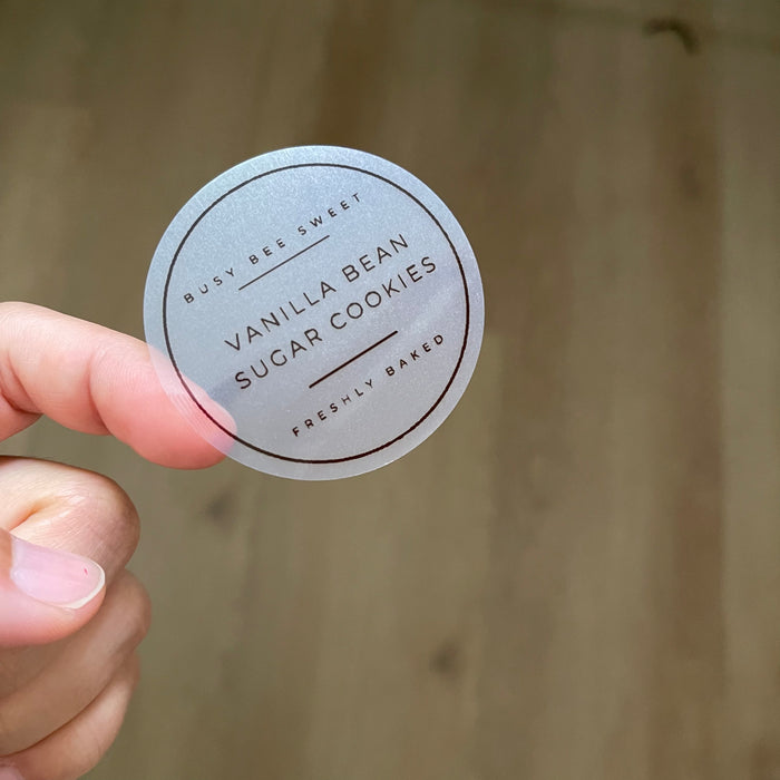 QR Code Clear Labels- 500