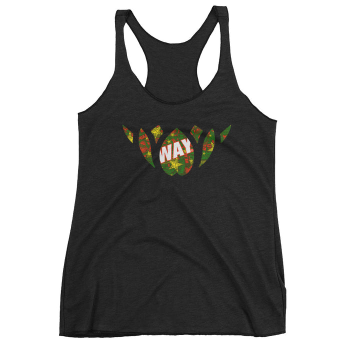 Rasta Lotus Tri-Blend Women's Tank