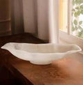 RESIN Alabaster Medium Oval Bowl