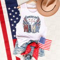 Retro American Mama Rock-n-Roll Bella Canvas Muscle Tank Top - Trendznmore