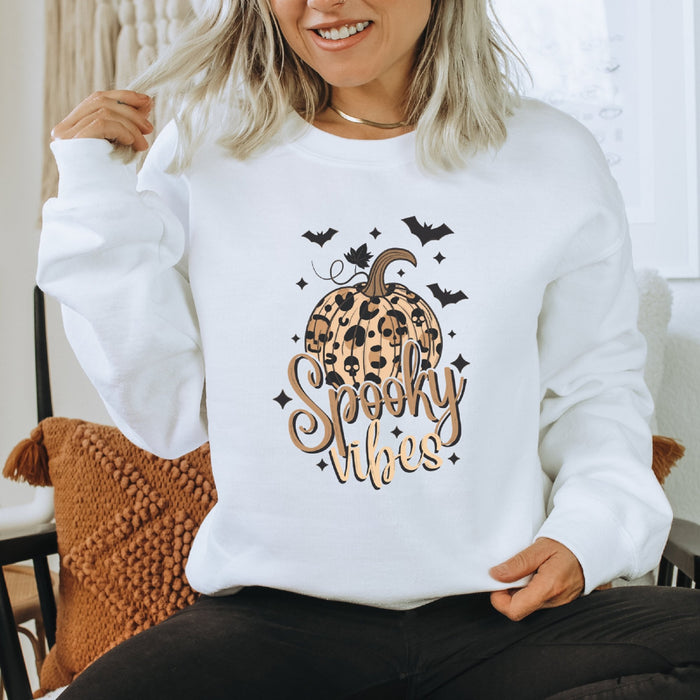 Retro Spooky Vibes Crewneck Sweatshirt - Trendznmore