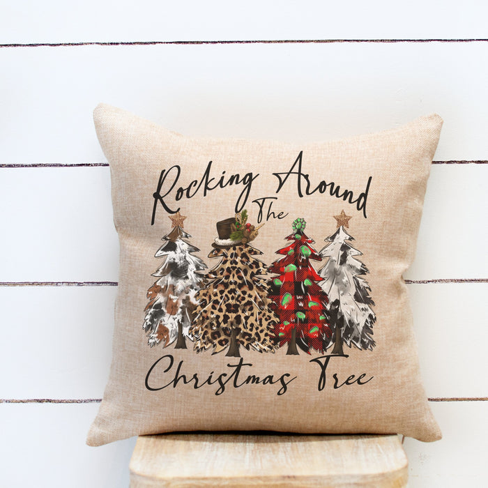 Rocking Around The Christmas Tree Christmas Pillow Cover - Trendznmore