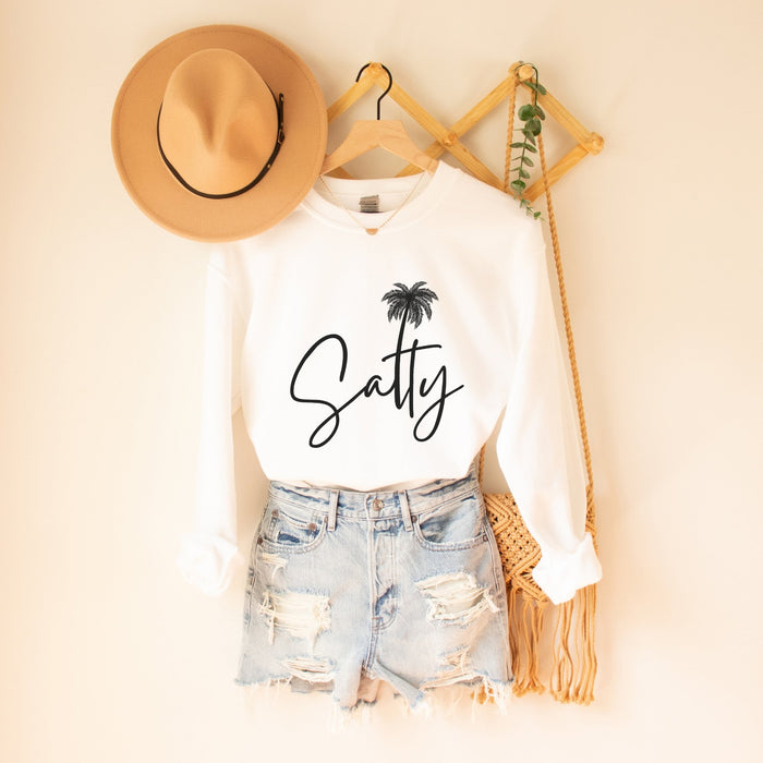 Salty Beach Crewneck Sweatshirt - Trendznmore