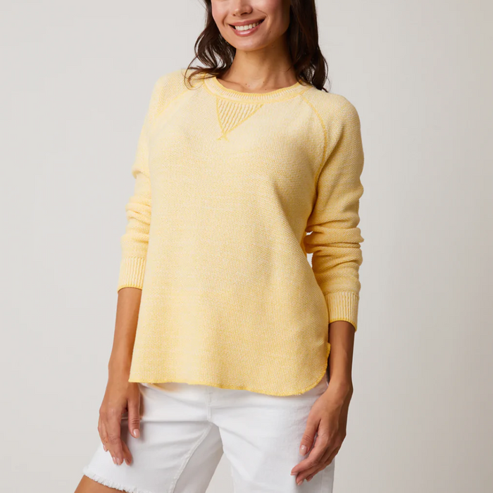 Sky Knit Sweatshirt - Buttercup (Only XS, S + XL Left)