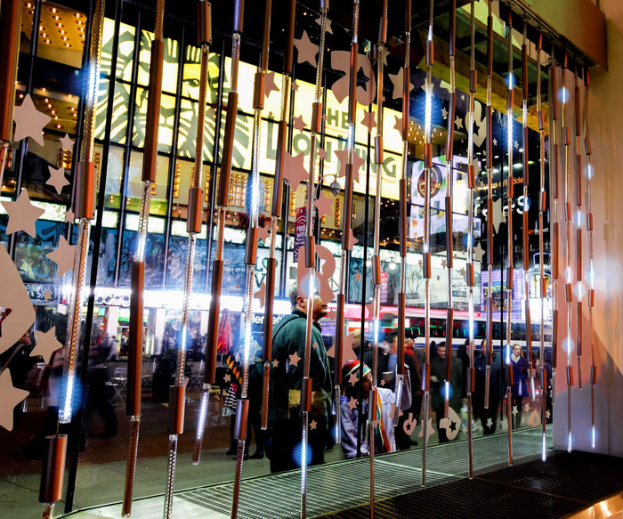 Dekra-Light Snowfall LED Lighting Indoor Wall Display