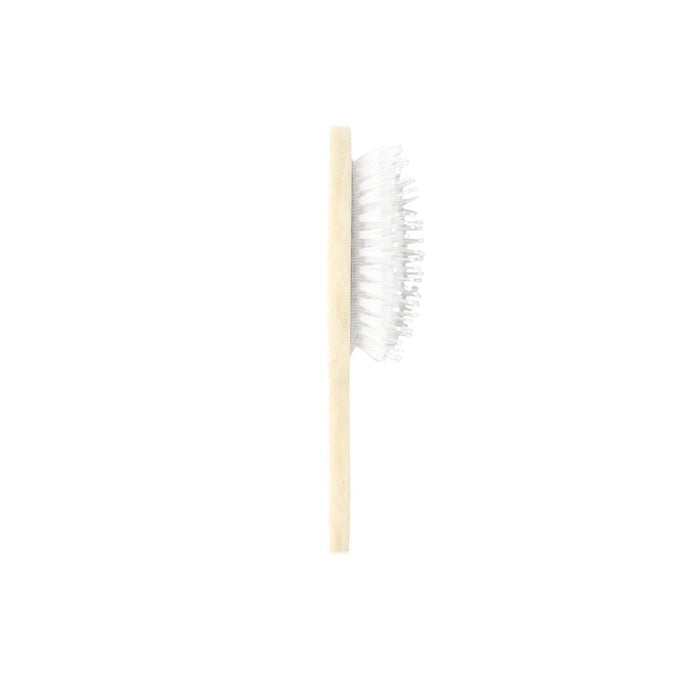 SOLAR ECLIPSE hand-painted preppy puppy brush with wooden handle and white bristles