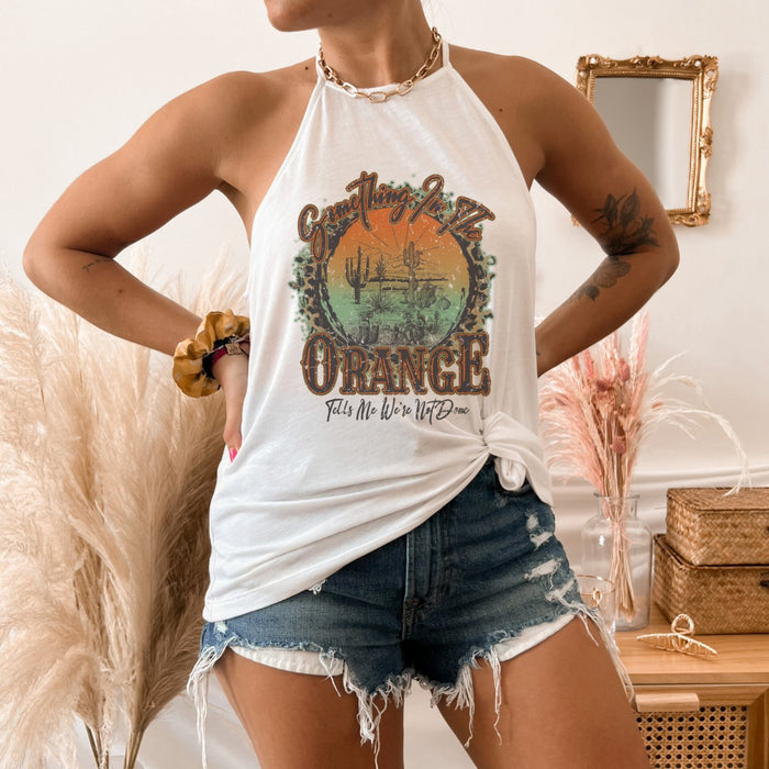 Something in the Orange Bella Canvas Tank Top - Trendznmore