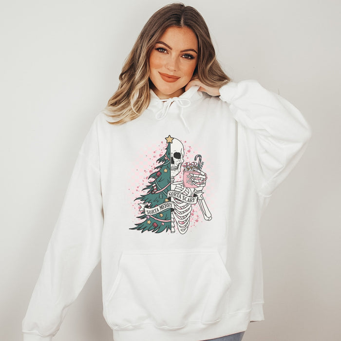 Sorta Merry Sorta Scary Hoodie - Trendznmore