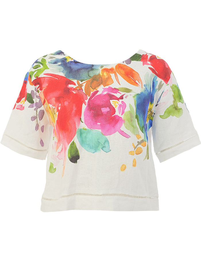 Spring Delight Button-Back Shortie