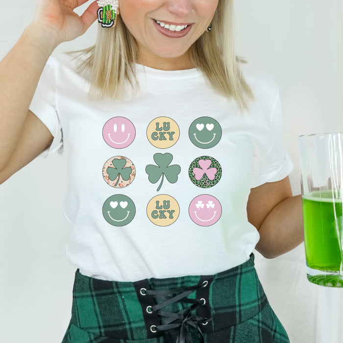 St. Patrick's Day Emoji Collage T-Shirt - Trendznmore
