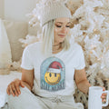Stay Merry Snow Globe Smiley T-Shirt - Trendznmore