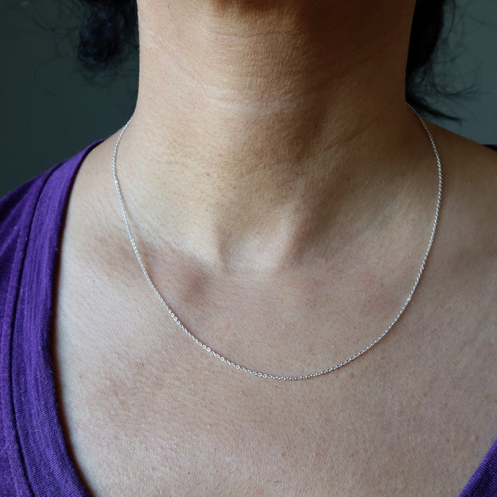 Sterling Silver Chain Neklace Rolo My Designer Visions