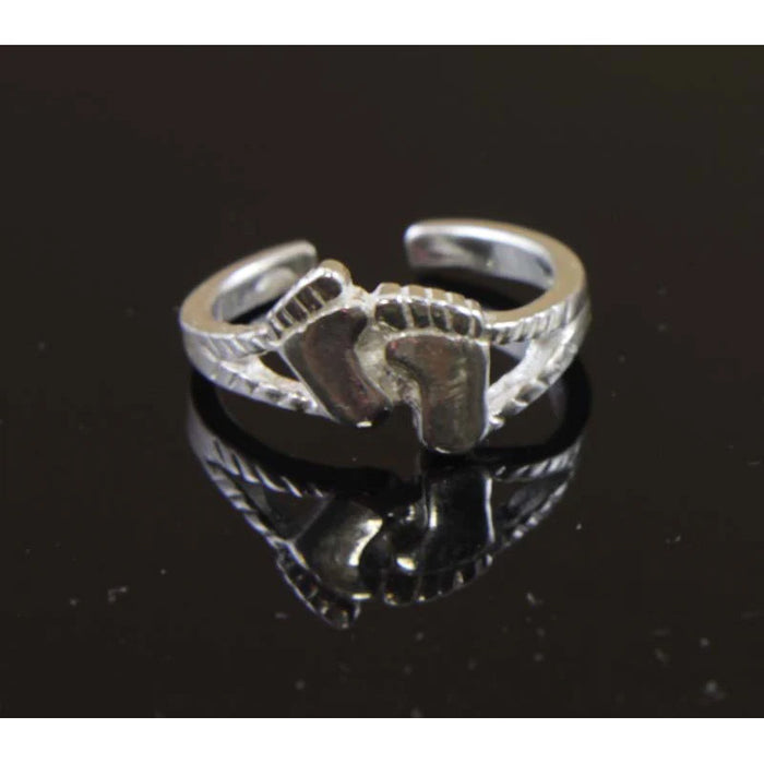 Sterling Silver Feet Toe Ring