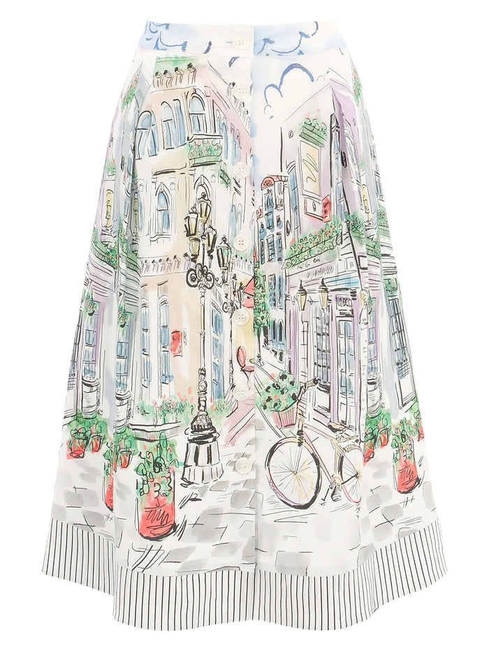 Sunday Afternoon Button Front Skirt (Only XL Left)