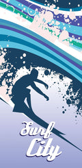 Surf City Single Vinyl Banner Dekra-Lite