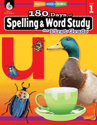 Teacher Created Materials 180 Days of Spelling & Word Study for First Grade (SEP 28629)