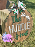 The Huddle Wooden Door Hanger