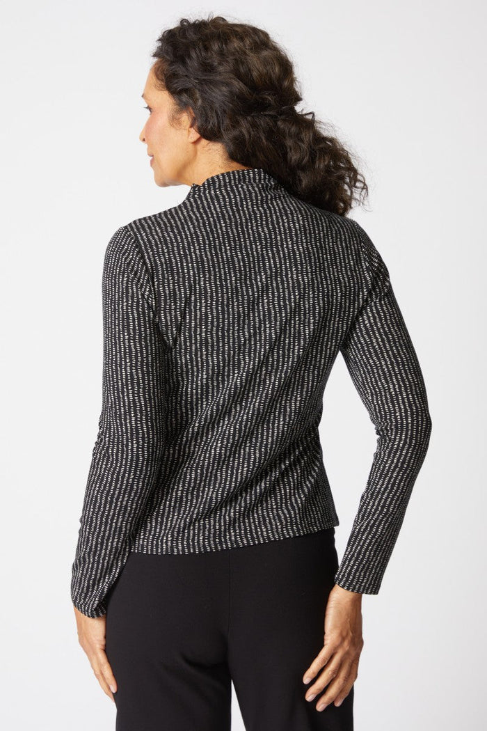 Tie Front Dot Top (Only S + M Left)