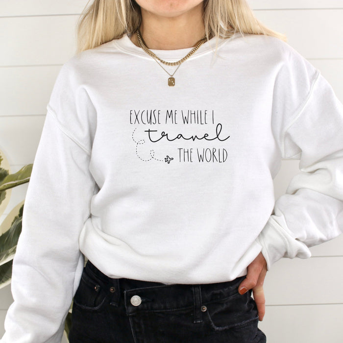 Travel The World Crewneck Sweatshirt - Trendznmore