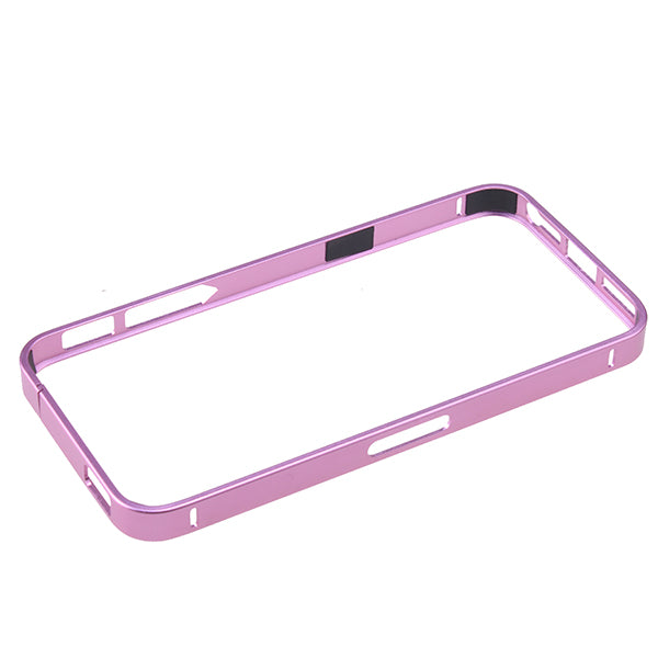 Ultra-thin 0.7mm Aluminum Metal Bumper Case Bezel Frame Pink for iPhone 5S 5G 5 No Screw Needed