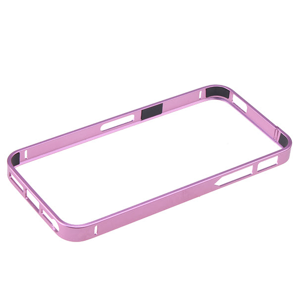 Ultra-thin 0.7mm Aluminum Metal Bumper Case Bezel Frame Pink for iPhone 5S 5G 5 No Screw Needed