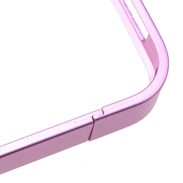 Ultra-thin 0.7mm Aluminum Metal Bumper Case Bezel Frame Pink for iPhone 5S 5G 5 No Screw Needed
