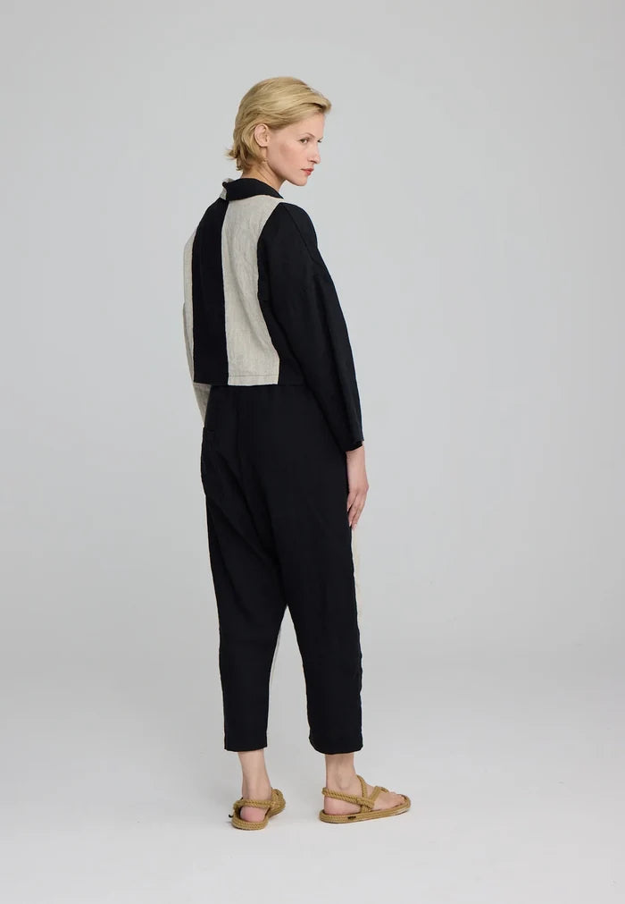 Unity Two-Colour Linen Jacket