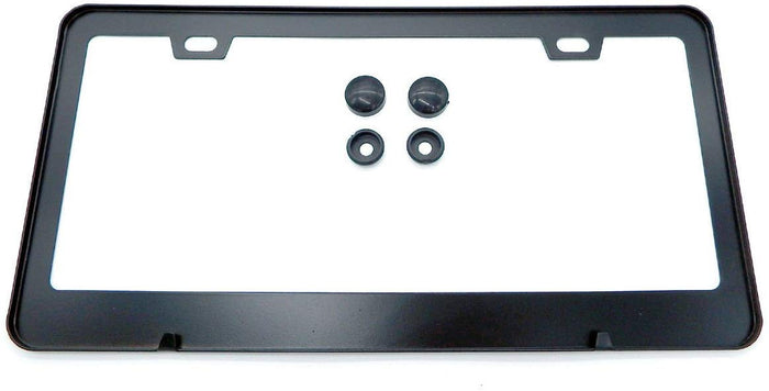USA/Mexico Flag Metal Black Aluminium Car License Plate Frame Holder