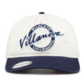 Villanova Original Circle snapback hat with embroidered school design, front view
