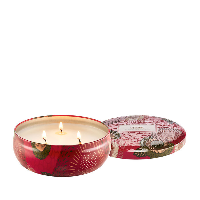 VOLUSPA | Tomato Trellis 3 Wick Tin Candle