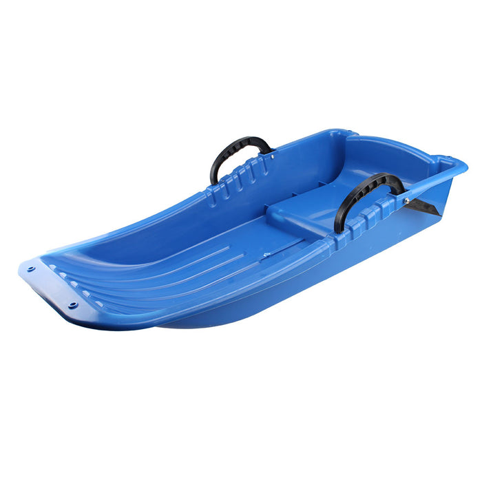 wadeo Winter Durable Plastic Snow Sled Boat Shape Snow Sledge Outdoor for Kids