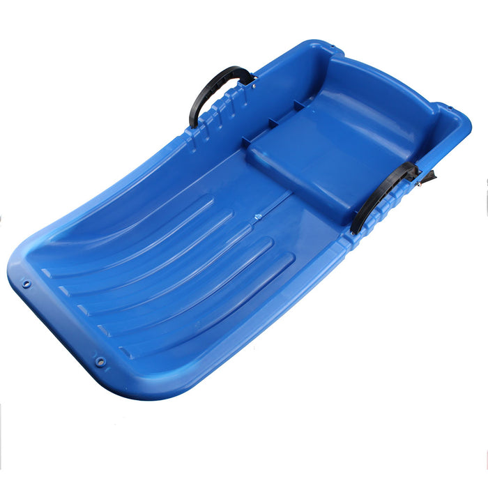 wadeo Winter Durable Plastic Snow Sled Boat Shape Snow Sledge Outdoor for Kids